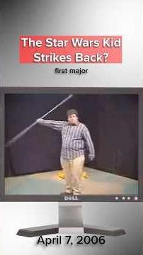 Star Wars Kid Lawsuit settled #onthisday #2000snostalgia