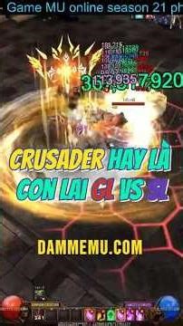 Skill Crusader version in MU Online Season 21 - gameplay reset - extremely different #muonline