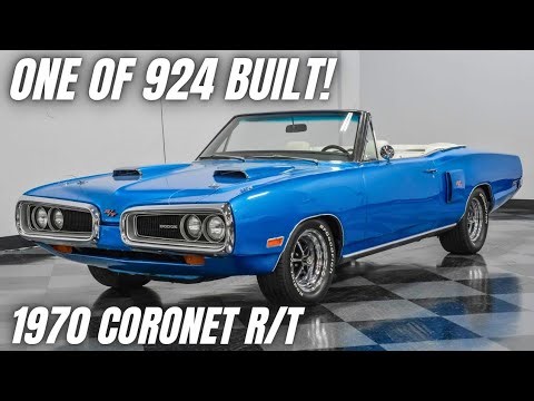 383 V8, Hurst Shifter & Convertible Top – The Ultimate 1970 Dodge Coronet
