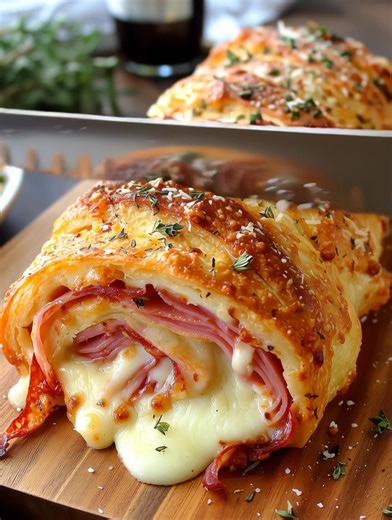 🔥 This Italian Stromboli is the ULTIMATE party food (and it’s easier than you think!) Golden, cheesy, stuffed bread that disappears in minutes… trust me, your friends will BEG for the recipe. 👇 You’ll Need: 3 ½ cups flour 2 ¼ tsp yeast 1 cup warm water 2 tbsp olive oil ..... Fυll ᖇecίpe in Coʍmеոτ 💬 | Just Like Grandma Made