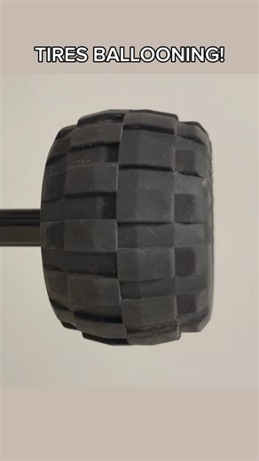 Tires Ballooning due to high speed!! #experiment #diy #lego #technic #legofan #legotechnic #cars #tires #physics #engineering #legomoc #science | Bricks Master Builders