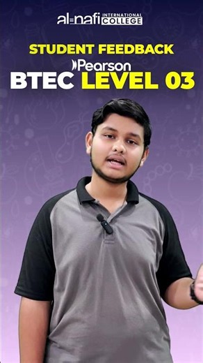 Mohammad Hamza Ansari Student Feedback Pearson BTEC Level 03