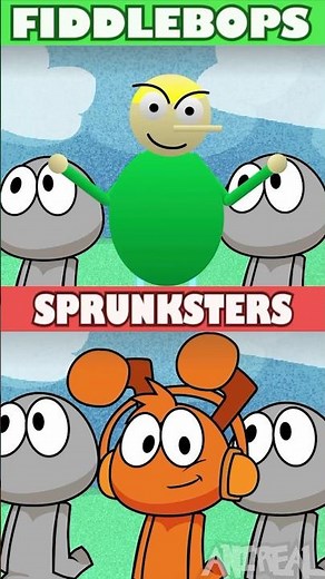 Incredibox SPRUNKSTERS but Fiddlebops VS Original Sprunksters *HAPPY VERSION* 😭