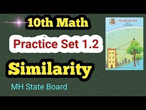 Class 10th Math Geometry Practice Set 1.2 | Class 10 Similarity Practice Set 1.2