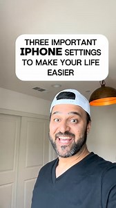 3 iPhone settings to make your life easier enjoy #iphone #iphonetips #tips #how #howto #learn #learning #idea #foryou #tricks #apps #websites #gadgets #reels #reelsvideo #fyp | Milad Tips