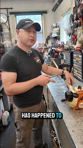 STIHL WEEDWHACKER WOULDN'T THROTTLE UP - HERE'S THE FIX! #shorts #stihl #donyboy73