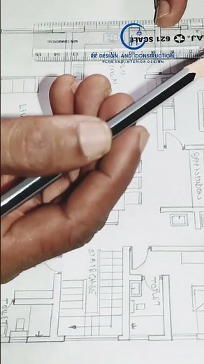 Ep-16 How To Draw A Floor Plan(Step-By-Step Tutorial)#short #architecture