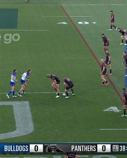 Kikau with a BIG chargedown! 🙌 | NRL