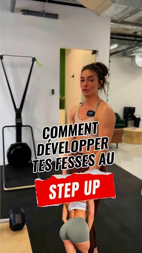 Développe tes fessiers avec le STEP UP 🍑 Avant, j’avais vraiment de la misère à bien ressentir les fessiers quand je faisais le step-up. Si ton objectif est d’avoir des fesses plus développées, voici ce que tu dois savoir pour maximiser cet exercice 🔥👇 👉 Priorise la technique : Le step-up, ce n’est pas juste monter et descendre sur une boîte. Ton mouvement doit être précis. Quand tu montes, pousse à travers ton talon et dirige tes hanches vers l’arrière (mouvement de hip hinge). Cette techni