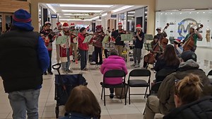 Thank you to the Lewiston Porter String Ensemble for performing for us this evening. #LewPort #livemusic #holidayseason #holiday | Fashion Outlets of Niagara Falls USA