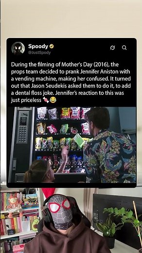 During the filming of Mother's Day (2016), Jennifer Aniston wasn't ready