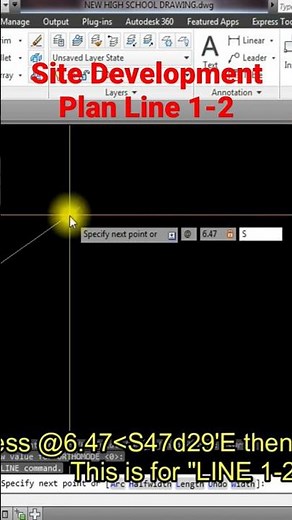 How To Create line in for Site Development Plan