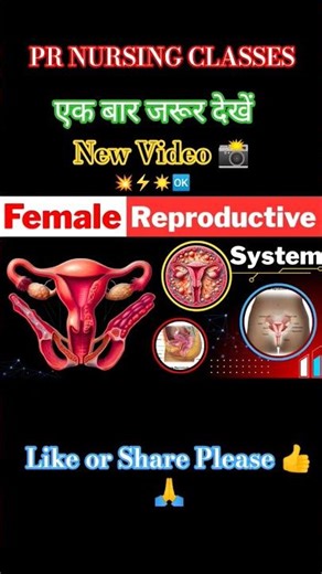 Female Reproductive System in Hindi | Female Reproductive System #science #biology #nursing #mbbs