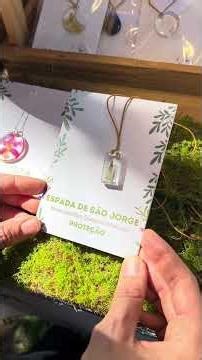 Exposição de joias botânicas em resina! Colar de flor real!