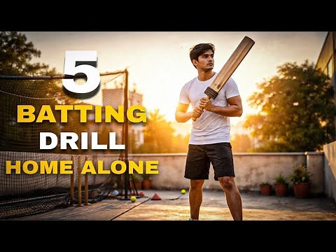 Best 5 Batting Drills You Can Do Alone at Home That Maximize Your Bat Timing & Power