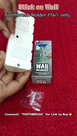 Bathroom Storage Organizer | Toothbrush & Toothpaste Stand for Home with 5 Slots @Meesho