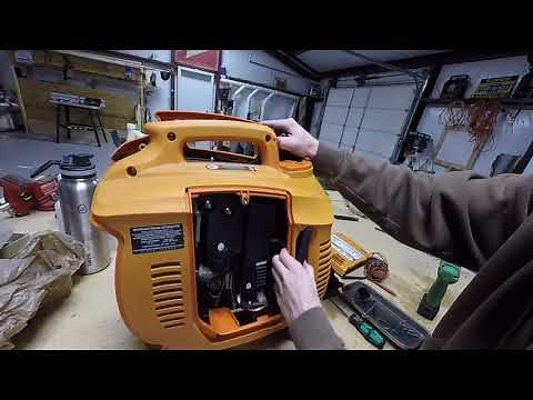 Generac iX1600 Inverter Generator Diagnostic Overload Light