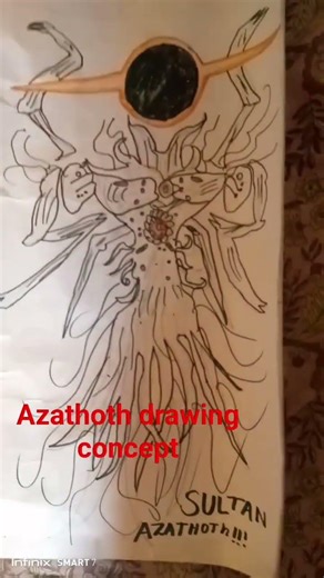 Azathoth drawing #slowedandreverb #drawing