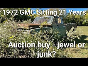 Will it run? 1972 GMC bought at a junk auction! Will it start?