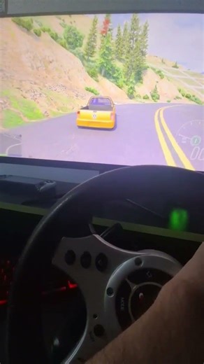 Playing GTA 5 with a steering wheel #gta5