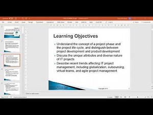 Chapter 2:The Project Management and Information Technology Context