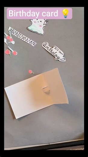 Beautiful Birthday Card Design | Handmade Birthday Card Ideas 🎂💖 DIY cute birthday card👻🤍🌸
