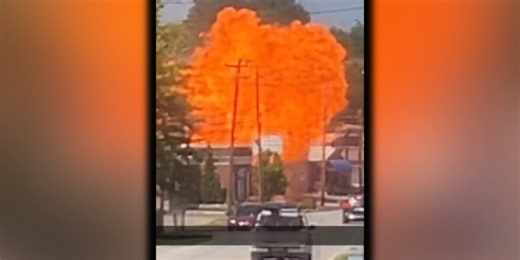 Dramatic video shows building explode in western North Carolina
