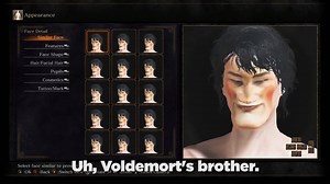 We played with Dark Souls 3 character creation until it birthed the most disturbing version of The Joker ever made. And then it got manhandled. A lot. Full version here: https://youtu.be/cIqmUR_GJ_U | Polygon
