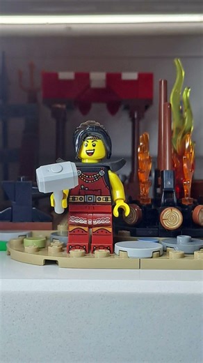 Minifigur Blacksmith 910045 BrickLink Designer Program #lego #legocastle #afol #legominifigures