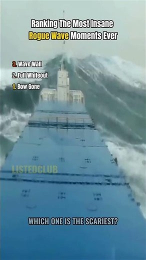 Ranking The Most Insane Rogue Wave Moments Ever Caught On Camera 🌊
