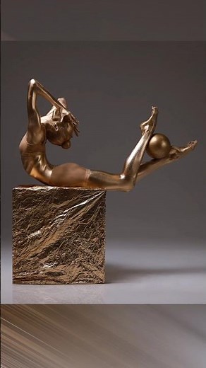 🇺🇦 Model poses for photoshoot📸 Rhythmic gymnastics. Model Polina