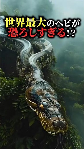 [Shocking] The world's largest snake is terrifying!