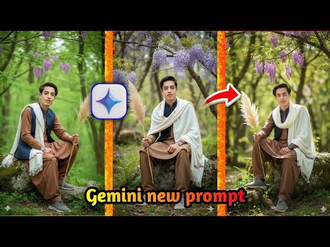 Gemini AI Photo Editing || Pashto Traditional Look || Viral Portrait Prompt