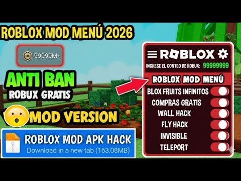 Roblox MOD MENU APK Unlimited Robux & Money💸|Roblox MOD MENU V2.702.698.Roblox Mod Menu Mediafire.