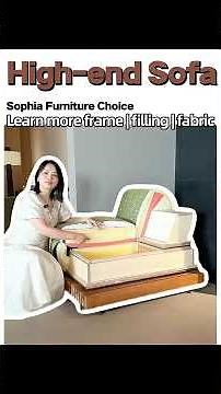 Learn the details of the sofa’s inner structure.
