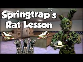 Freddy Fazbear and Friends "Springtrap's Rat Lesson"
