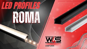 Waterproof LED Lighting Channel for Outdoor LED Strips - Roma IP65