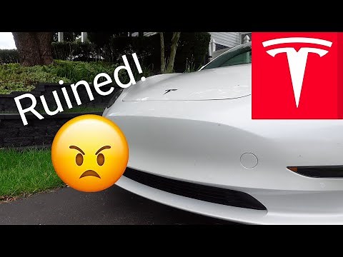 I Ruined My Tesla | How to install the front license plate holder on a Tesla Model 3