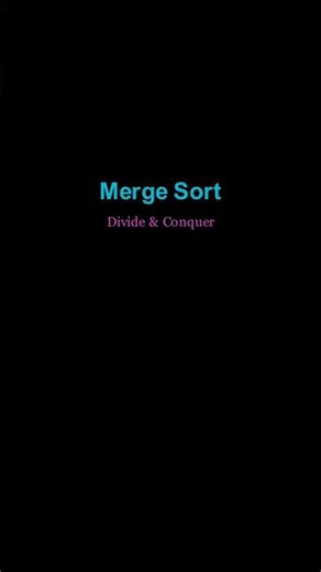 Divide and Conquer Rule | Merge Sort
