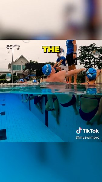 What's the most important word in swimming? ..... STREAMLINE! Get fun drill ideas and workouts to help with your streamline in the MySwimPro app. Tap the link in bio to try your 1 free swim workout this week. See you in the pool! 📲