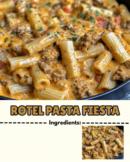 Rotel Pasta Fiesta 🍝🌶️ Zesty Rotel, creamy cheese sauce, and tender pasta come together with savory beef for a quick, bold, and flavor-packed dinner the whole family will love! 🧀✨ Ingredients: 12 oz rigatoni or penne pasta 1 lb ground beef or ground turkey 1 tbsp olive oil 1 can Rotel 1 cup heavy cream or half-and-half Recipe 👇 | Recipes by banana