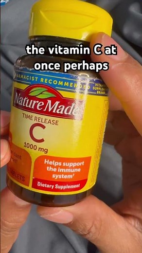 Nature Made Time Release Vitamin C - My Experience