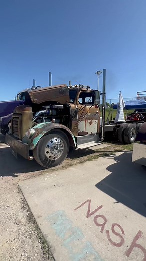 The Crusty Fat Cab at The Onaway Speedway - Big Rig Challenge! #onawayspeedway #bigrigchallenge | Beer Money Pulling Team