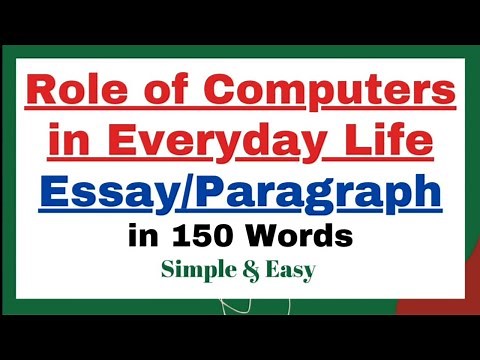 Role of Computers in Everyday Life Paragraph | Short Essay on Importance of Computer in Our Life