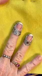 🌻Sunflower Thimbles🌻 There are a few styles that come with or without a gem, including these beautiful Sunflower Thimbles! Come check them out in person next weekend at International Quilt Festival in Houston TX! #sewingtools #thimblesforyou #thimble #thimbles #thimblesforyouandchatelainestoo #quiltingtips | Thimbles for You