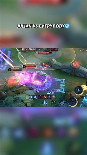 Julian 1 vs 5 🥶 #mlbb #julian