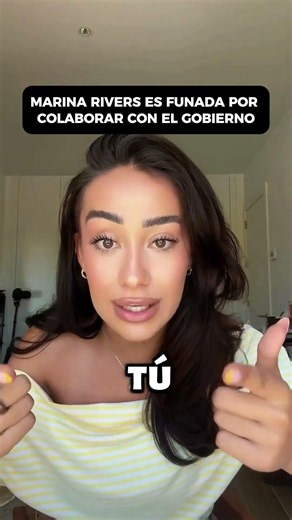 Marina Rivers es funada por participar en la campaña Dmocracia