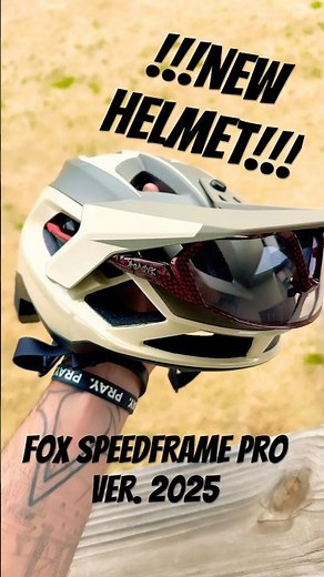 New Fox Speedframe Pro 2025 MTB Helmet #mtb #mtbgear