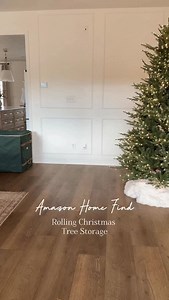 77K views · 1.4K reactions | Amazon home find! Rolling Christmas tree...