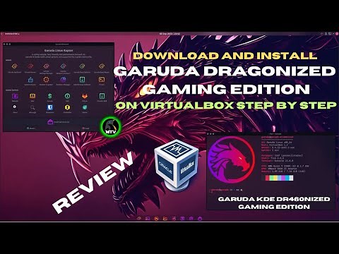 Garuda Linux : Dr460nized Gaming Edition Download and Install on VirtualBox and Review 2024 HINDI